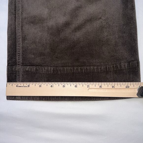 Pilcro and the Letterpress Anthropologie Pants Size 25 Brown Corduroy Wide Leg - Picture 7 of 16